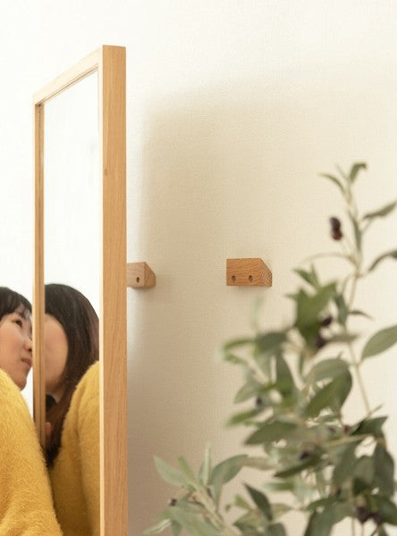 在庫品】 ミラー 鏡 壁掛け 壁面 アンティーク ウォールミラー 木製