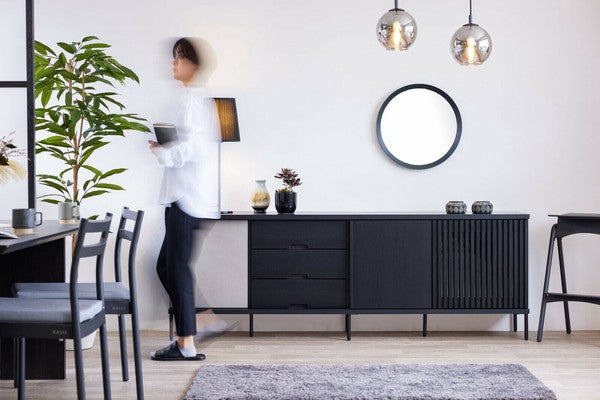 在庫品】サイドボード和と北欧の要素を取り入れたジャパンディスタイル