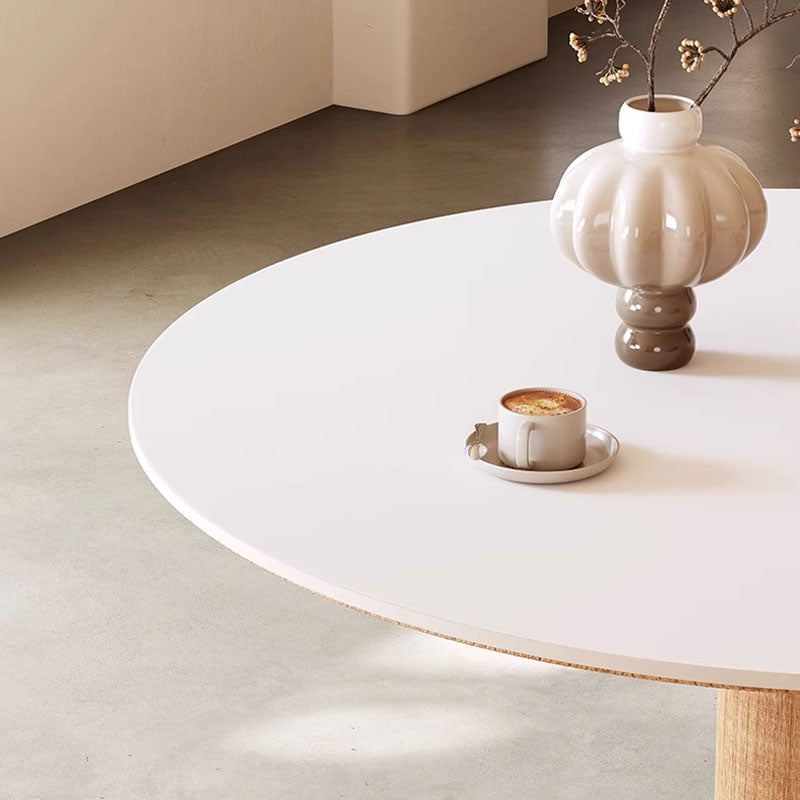 丸テーブル　リビングテーブル　セラック天板+ステンレス脚　hjj-3671/hsgmy-5728