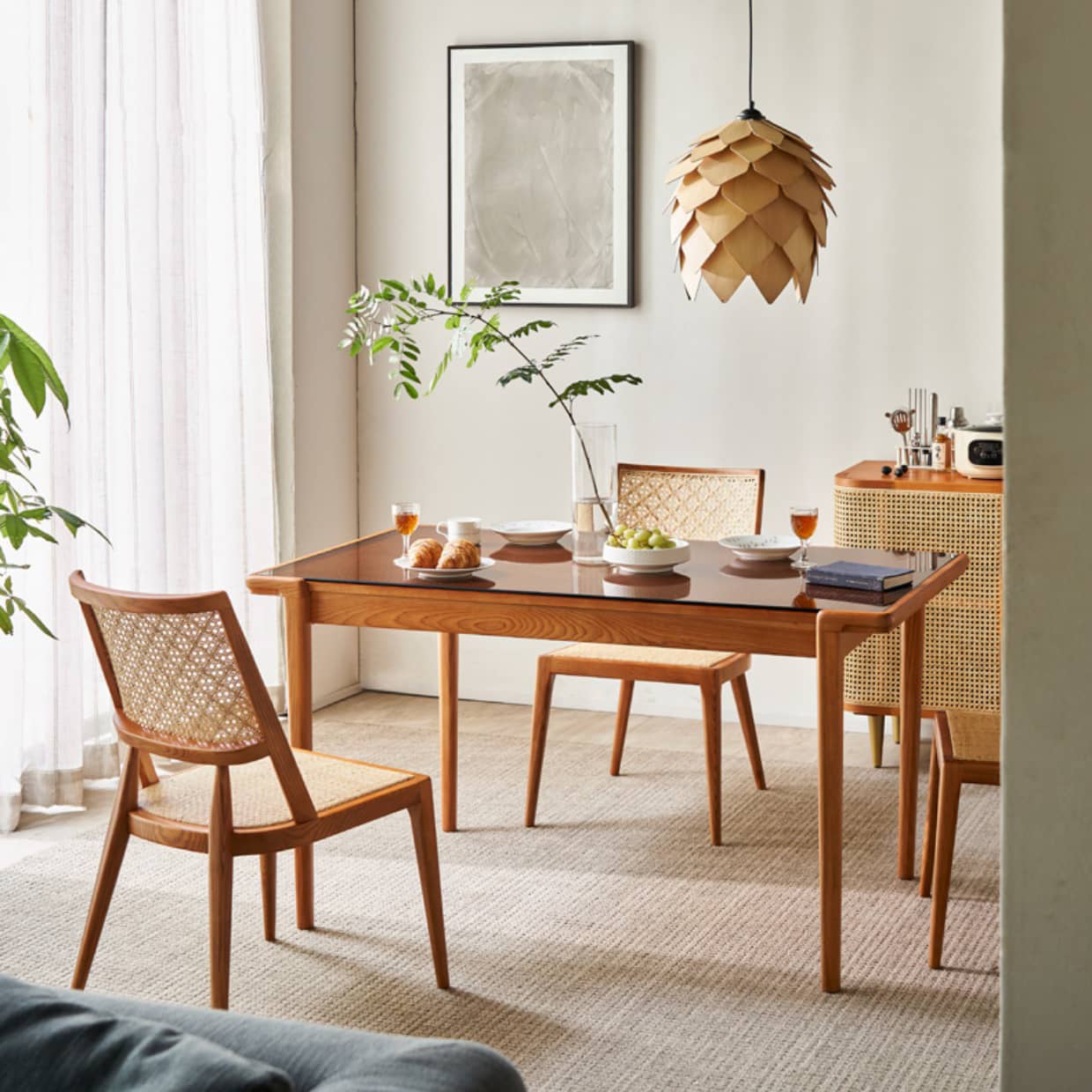 レア❣️ラタン テーブル ダイニングテーブル カウンター タカショー テーブル 机 屋外 家具 ファニチャー ラタン おしゃれ