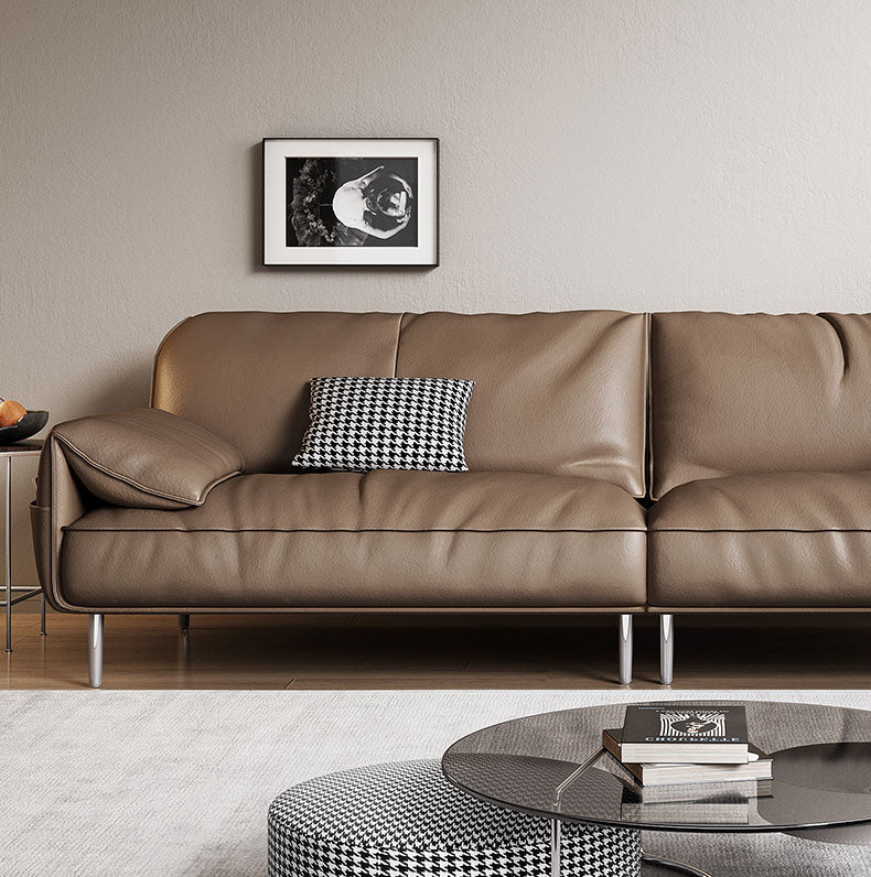 合成革使用高級ソファ高密度ウレタンふっくらとした形状をしっかり