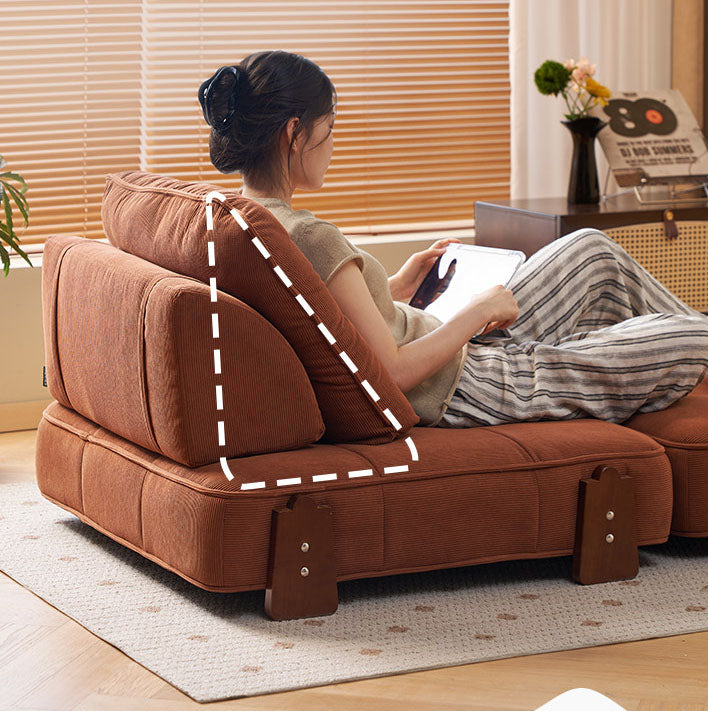 ソファベッド コーデュロイ 1人掛け 幅96cm 折りたたみ式 カラー3タイプ ysys-10025