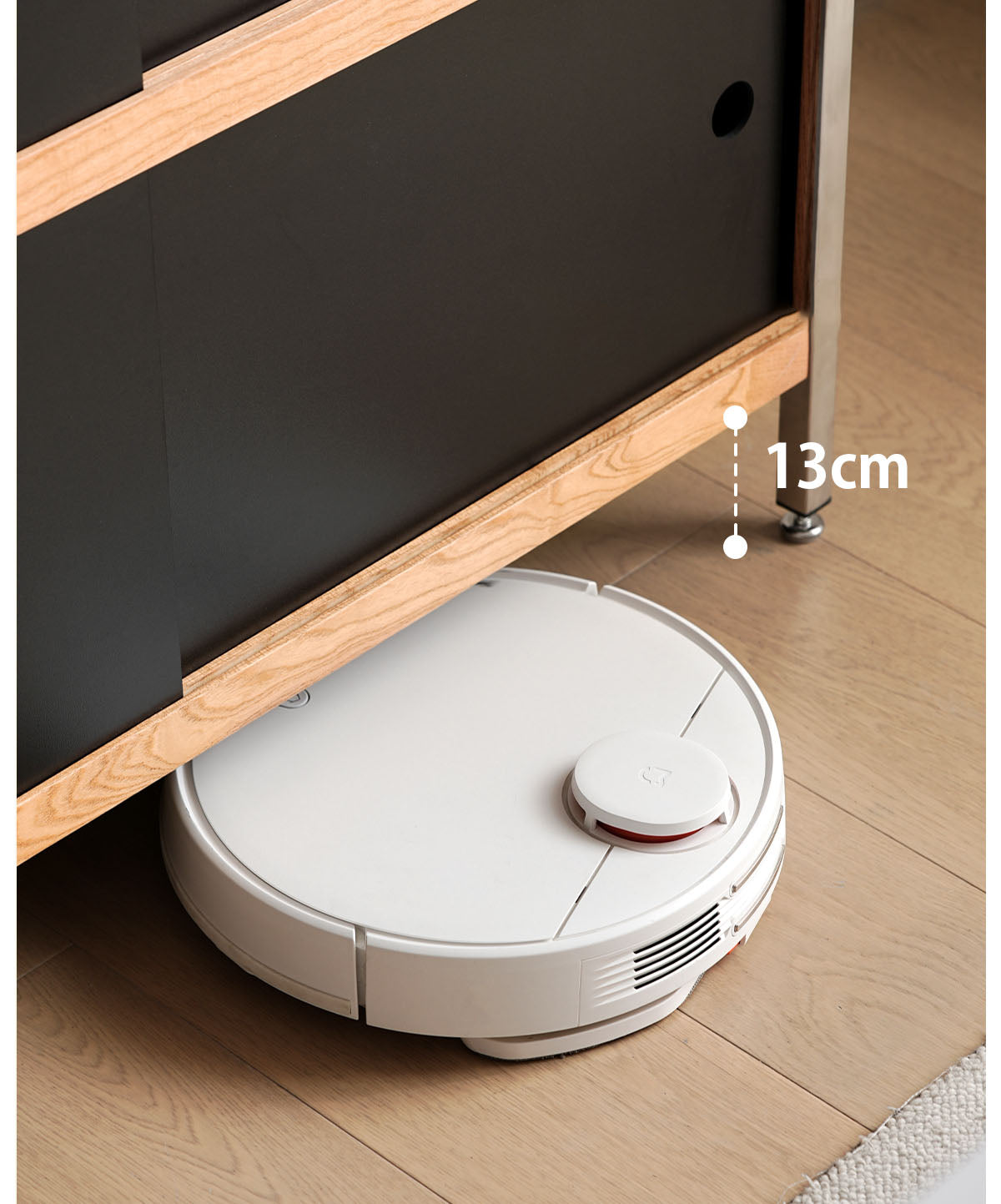 キャビネット収納ボードFASグランド無垢アッシュ材+ステンレス